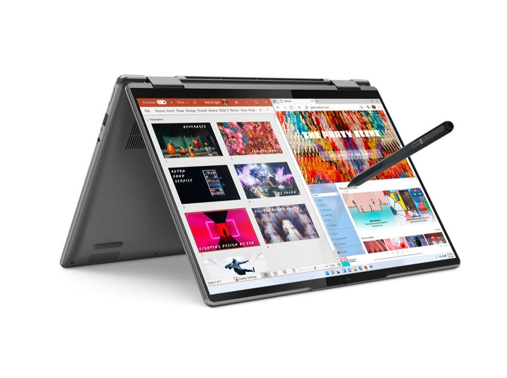 Lenovo Yoga 7 14IAL7 14" 2.2K Convertible Notebook, Intel i7-1255U, 1.70GHz, 16GB RAM, 1TB SSD, Win11H - 82QE001NUS (Refurbished)