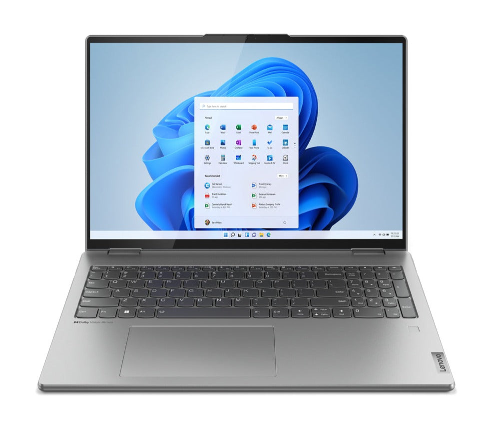 Lenovo Yoga 7 16IAP7 16" 2.5K Convertible Notebook, Intel i7-1260P, 16GB RAM, 1TB SSD, W11H - 82QG002VUS (Refurbished)