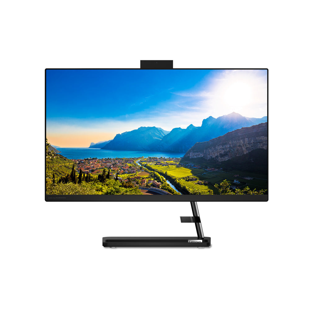 Lenovo IdeaCentre 3 24ALC6 23.8" FHD All-in-One PC, AMD R5-5500U, 2.10GHz, 8GB RAM, 256GB SSD, Win11H - F0G100LCUS (Refurbished)