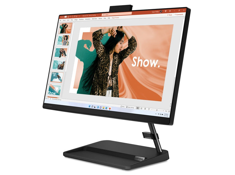 Lenovo IdeaCentre 3 22IAP7 21.5" FHD All-in-One PC, Intel Pentium Gold 8505, 1.20GHz, 4GB RAM, 256GB SSD, Win11H - F0GG000RUS
