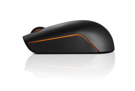 Lenovo 300 Wireless Compact Black Mouse, USB, 2.4GHz, 1000 dpi, 3 Buttons - GX30K79402