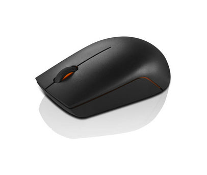 Lenovo 300 Wireless Compact Black Mouse, USB, 2.4GHz, 1000 dpi, 3 Buttons - GX30K79402