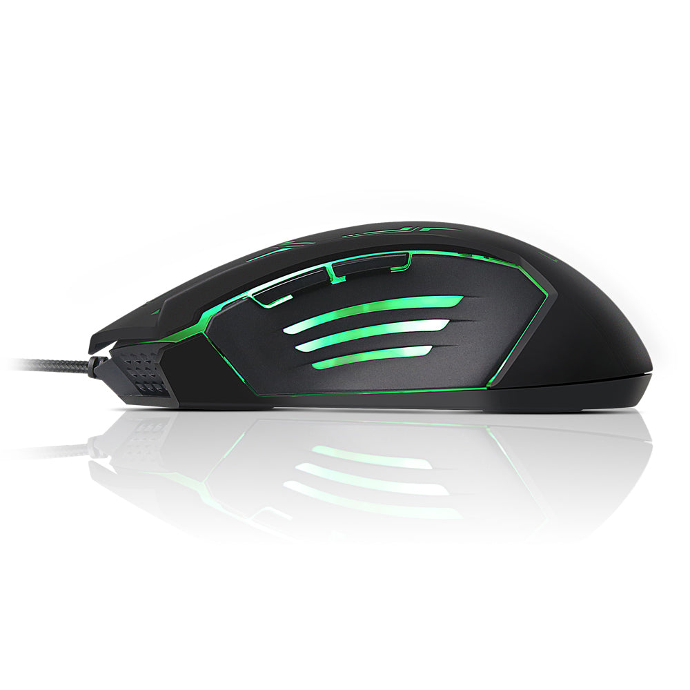 Lenovo Legion M200 RGB Gaming Mouse, USB, 2400 dpi, 5 Buttons, 7-color RGB - GX30P93886