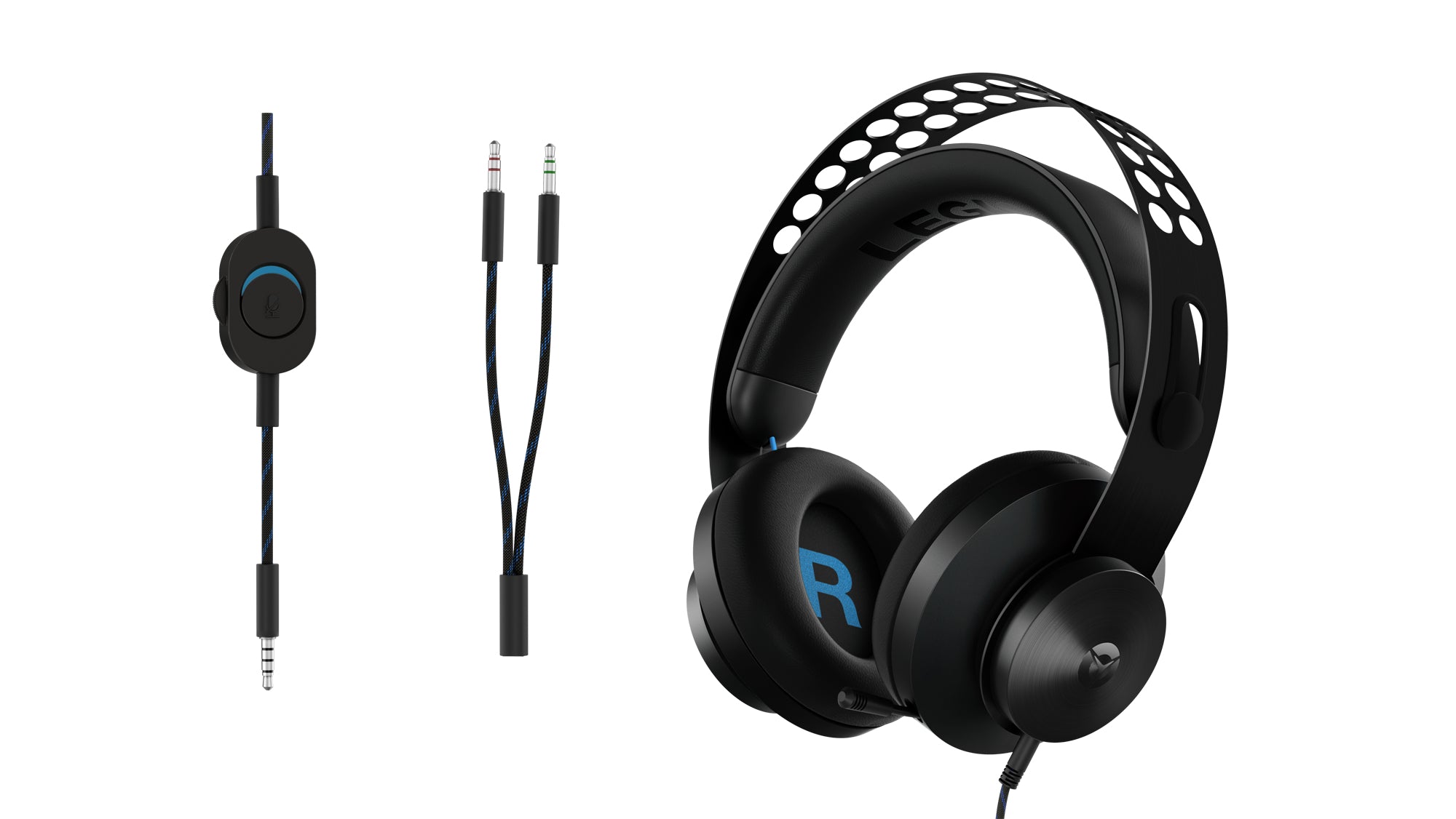 Lenovo Legion H300 Stereo Gaming Headset, 3.5 mm Connection, Adjustable Headband - GXD0T69863