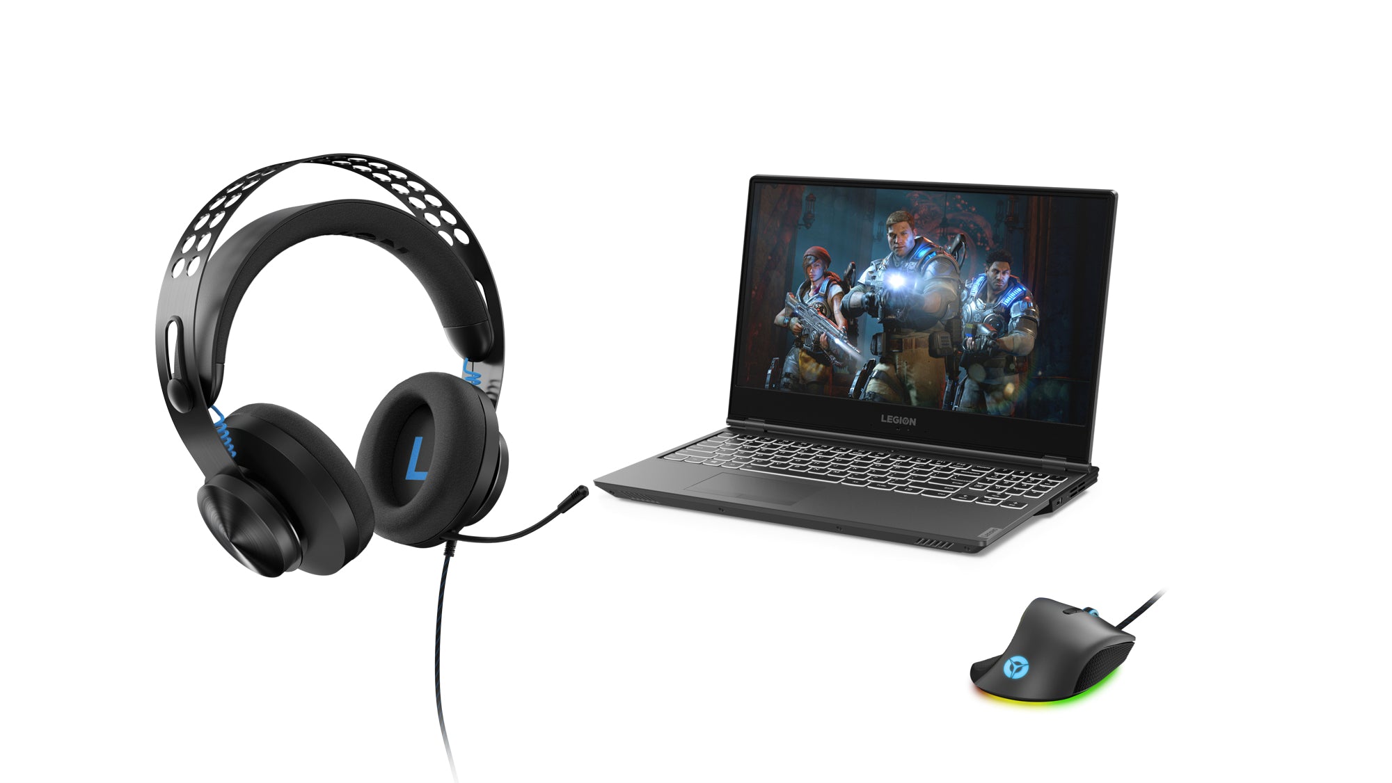 Lenovo Legion H300 Stereo Gaming Headset, 3.5 mm Connection, Adjustable Headband - GXD0T69863