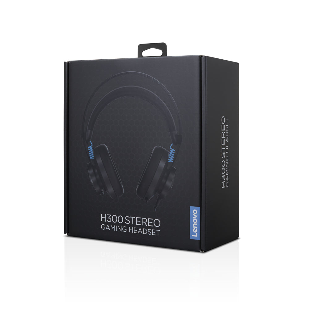 Lenovo Legion H300 Stereo Gaming Headset, 3.5 mm Connection, Adjustable Headband - GXD0T69863