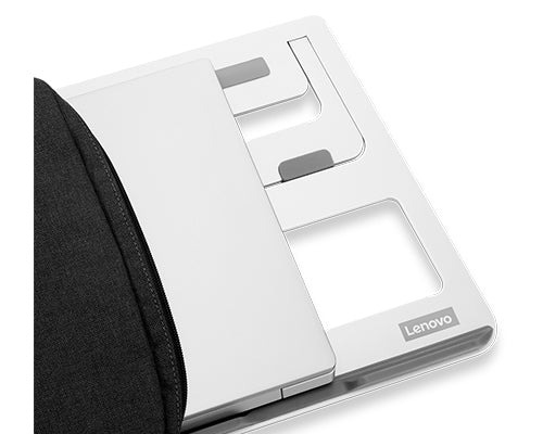 Lenovo Portable Aluminum Laptop Stand, Foldable, Tilt, Lift, Stand for 15" Laptops - GXF0X02618