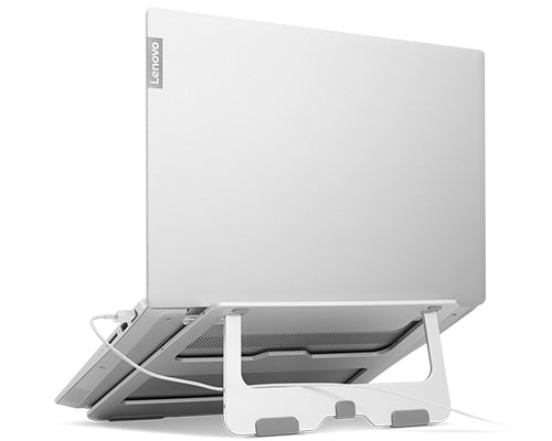 Lenovo Portable Aluminum Laptop Stand, Foldable, Tilt, Lift, Stand for 15" Laptops - GXF0X02618