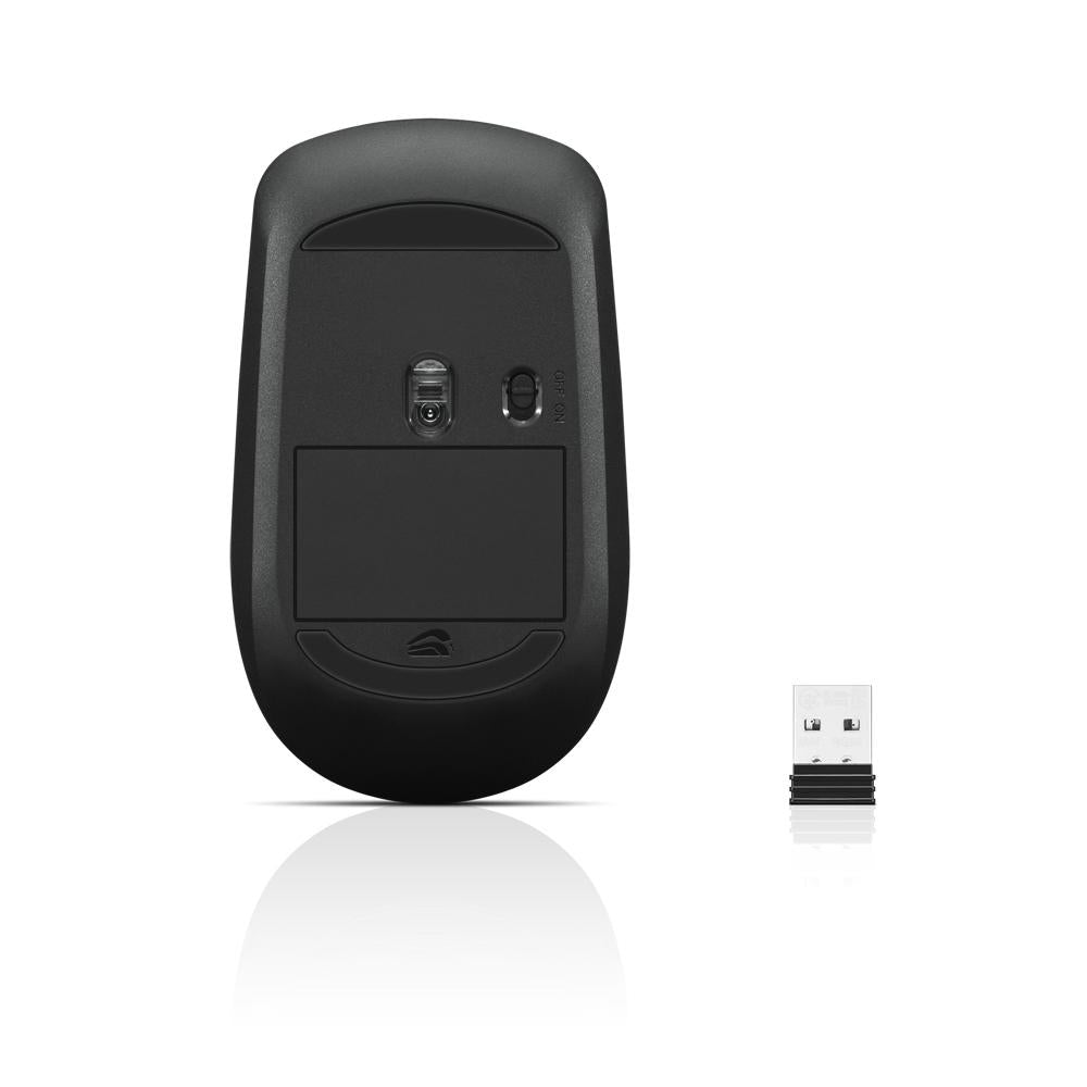 Lenovo 400 Wireless Mouse, Nano USB receiver, 2.4GHz, 1200dpi, 3 Buttons - GY50R91293