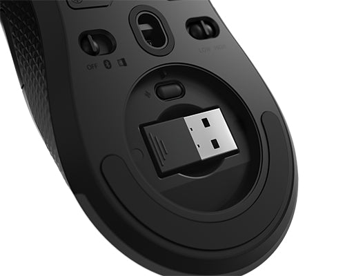 Lenovo Legion M600 Wireless Gaming Mouse, Bluetooth, USB, 16000 dpi, 9 Buttons - GY50X79385