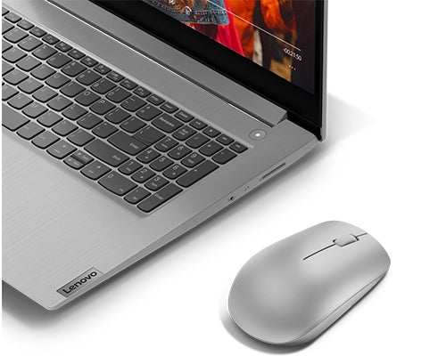 Lenovo 530 Wireless Mouse (Platinum Grey), Nano USB receiver, 2.4GHz, 1200dpi, 3 Buttons - GY50Z18984