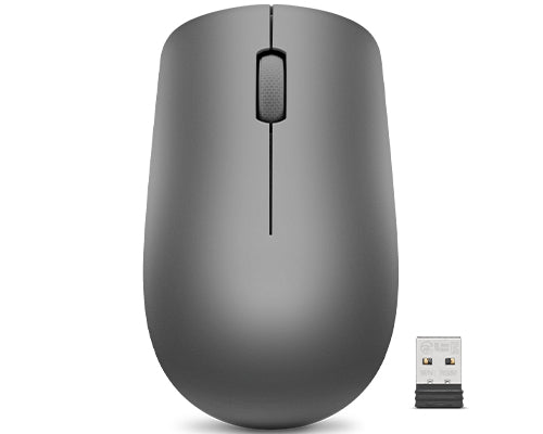 Lenovo 530 Wireless Mouse (Graphite), Nano USB receiver, 2.4GHz, 1200dpi, 3 Buttons - GY50Z49089