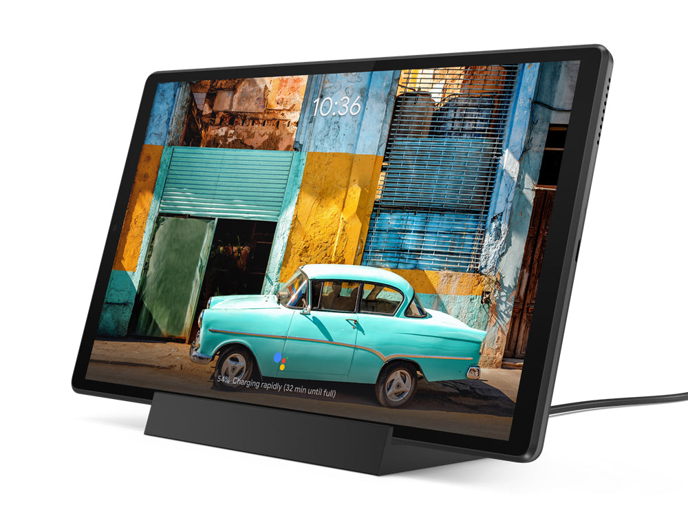 Lenovo Smart Tab M10 10.3" FHD Plus (2nd Gen) Tablet, MediaTek Helio P22T, 2GB RAM, 32GB eMMC, Android Pie - ZA5W0029US