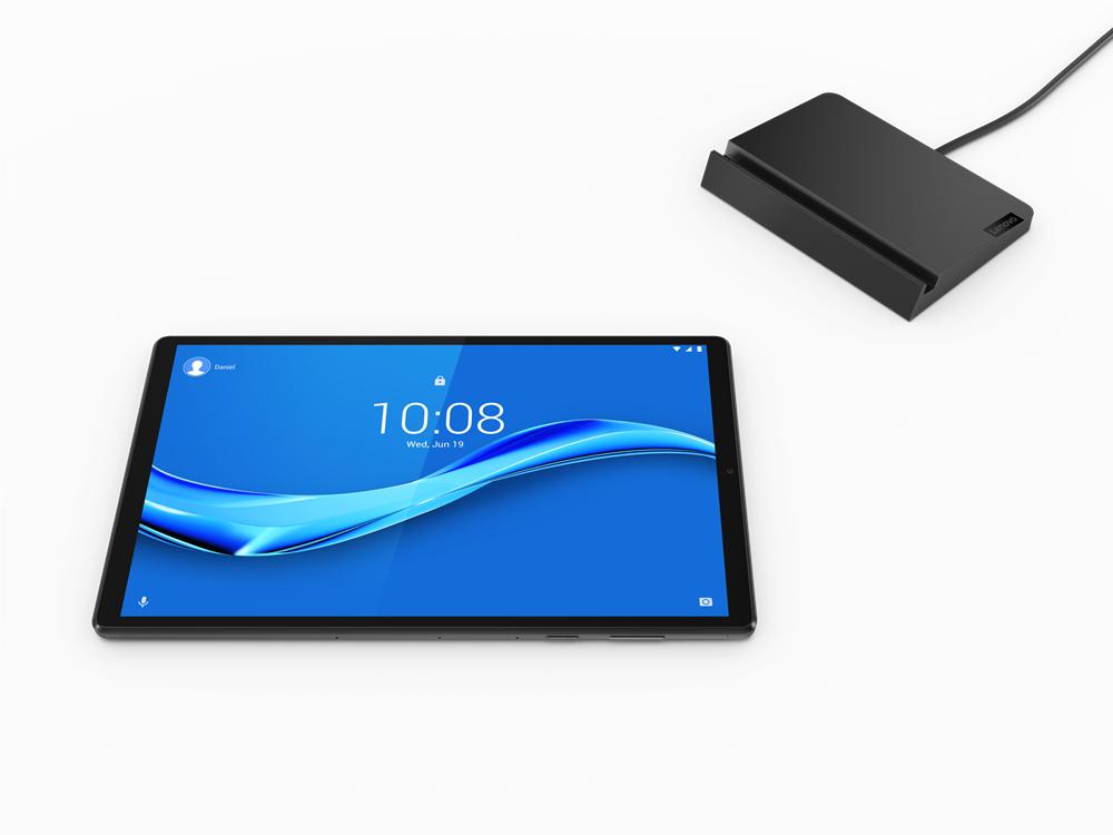 Lenovo Smart Tab M10 10.3" FHD Plus (2nd Gen) Tablet, MediaTek Helio P22T, 4GB RAM, 64GB eMMC, Android 9 Pie - ZA5W0146US (Refurbished)