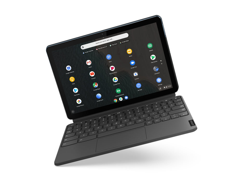 Lenovo IdeaPad Duet 10.1" FHD Chromebook, MediaTek Helio P60T, 2.0GHz, 4GB RAM, 64GB eMCP, Chrome OS - ZA6F0031US (Refurbished)