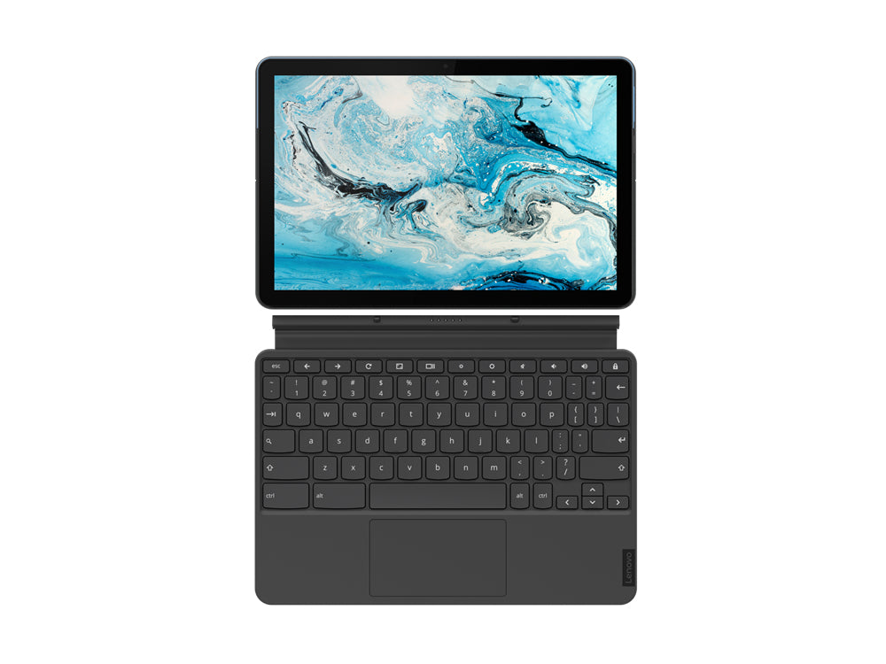 Lenovo IdeaPad Duet 10.1" FHD Chromebook, MediaTek Helio P60T, 2.0GHz, 4GB RAM, 64GB eMCP, Chrome OS - ZA6F0031US (Refurbished)