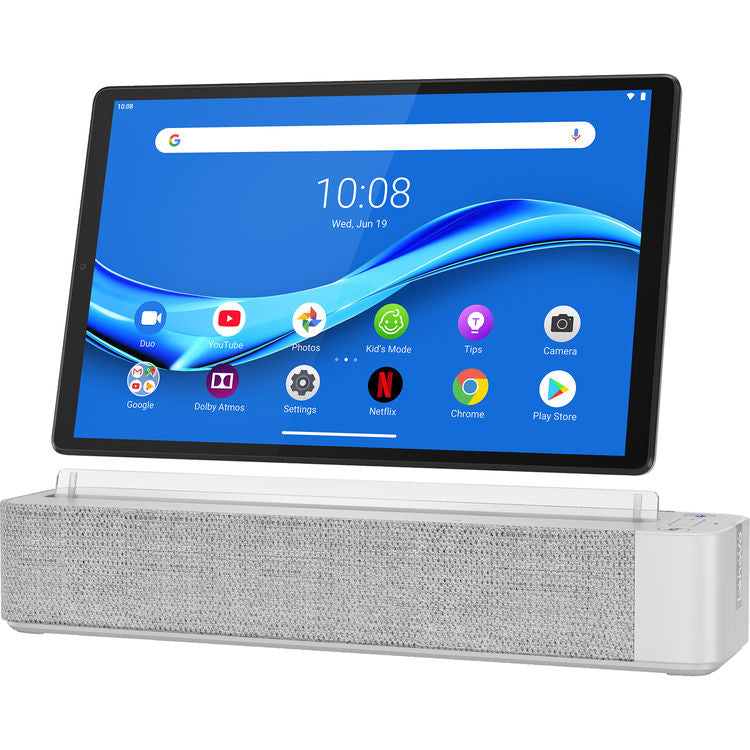 Lenovo Smart Tab M10 10.3" FHD Plus (2nd Gen) Tablet, MediaTek Helio P22T, 2GB RAM, 32GB eMMC, Android Pie - ZA6M0018US
