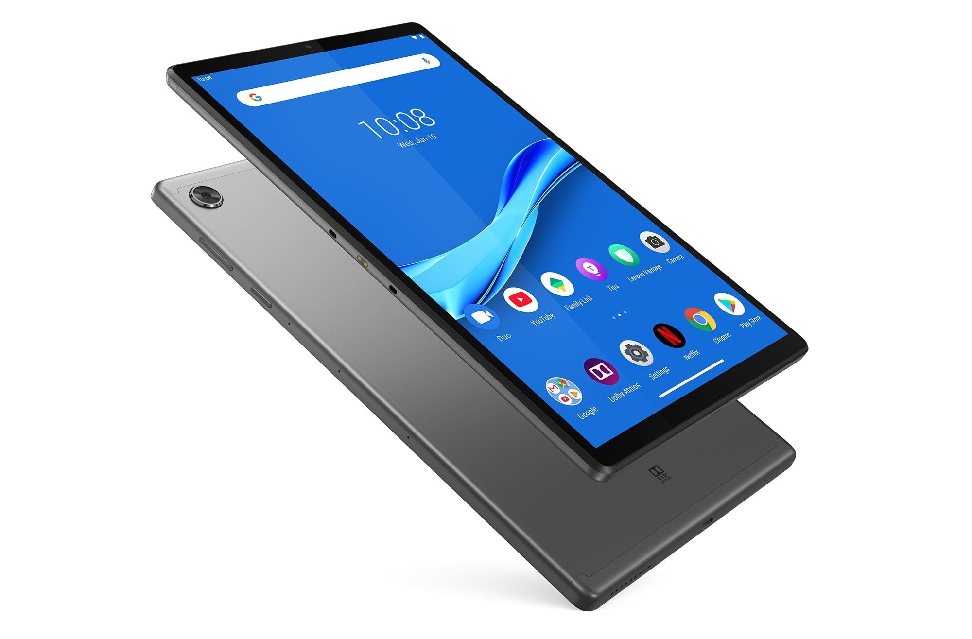 Lenovo Smart Tab M10 10.3" FHD Plus (2nd Gen) Tablet, MediaTek Helio P22T, 4GB RAM, 128GB eMMC, Android 9 Pie - ZA6M0013US (Refurbished)