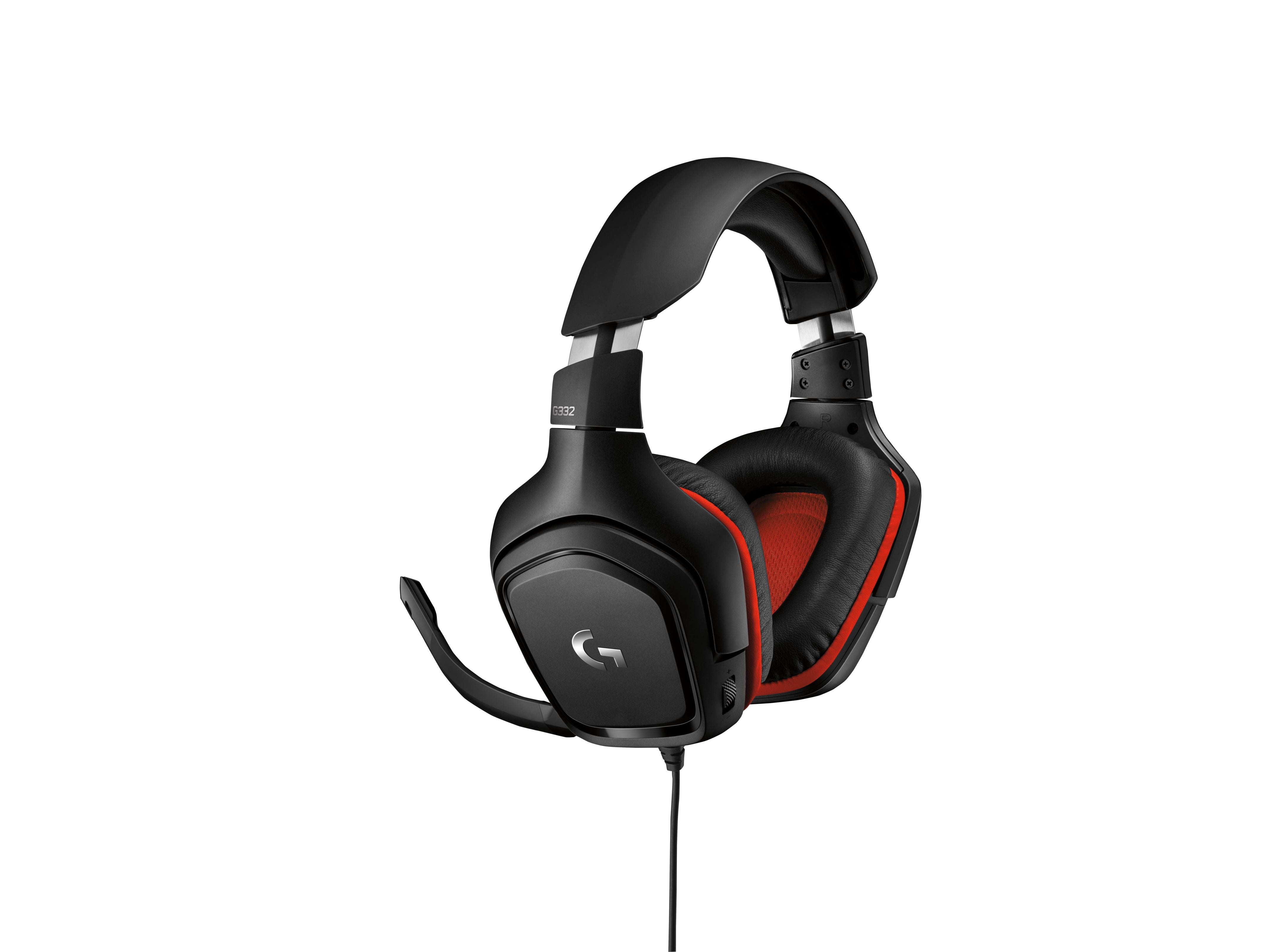 Logitech G332 Gaming Headset, Stereo, Mini-phone, Wired, Over-the-head, Black- 981-000755