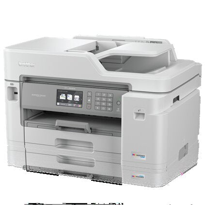 Brother MFC INKvestment Tank Color Inkjet All-in-One Printer, 128MB Memory, Wireless, Ethernet, Color Touchscreen LCD Display, 1-Year of Ink In-box - MFC-J5845dw