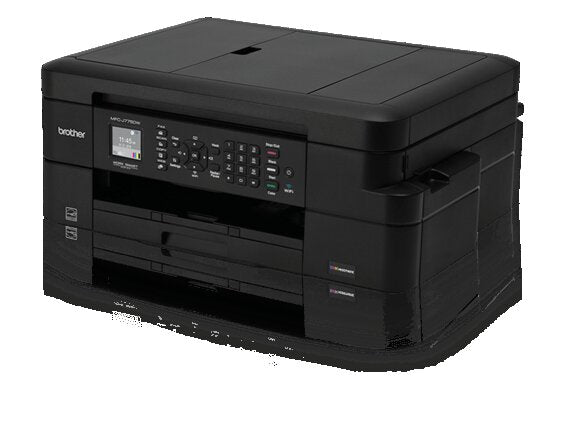 Brother MFC Inkjet All-in-One Color Printer, INKvestment Cartridges, 128MB Memory, Wireless, Color LCD Display - MFC-J775dw