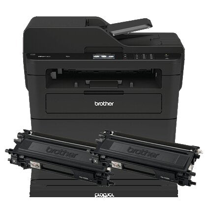 Brother MFC Extended Print Monochrome Compact Laser All-in-One Printer, 256MB Memory, WiFi, Ethernet, Color Touchscreen Display, 2 Years of Toner In-box - MFC-L2750dw XL