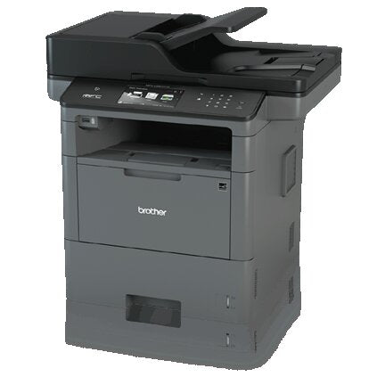 Brother MFC Monochrome Laser All-in-One Printer, 512MB Memory, Wireless, Ethernet, Color Touchscreen Display - MFC-L6800DW