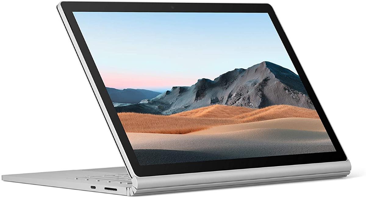 Microsoft Surface Book-3 13.5" PixelSense Detachable Laptop, Intel i7-1065G7, 1.30Ghz, 16GB RAM, 256GB SSD, Win10P - SKZ-00001 (Certified Refurbished)