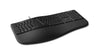 Microsoft Ergonomic Keyboard for Business, Wired, USB 2.0, Black - LXN-00001