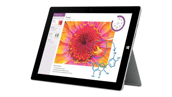 Microsoft Surface 3 10.8" FHD+ Tablet, Intel Atom x7-Z8700, 1.60GHz, 4GB RAM, 64GB SSD, Win10P - 203MSS3X7RPRO (Refurbished)