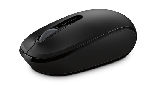 Microsoft Wireless Mobile Mouse 1850, 2.4GHz, 3 Buttons, Vertical Scrolling, Black - U7Z-00001