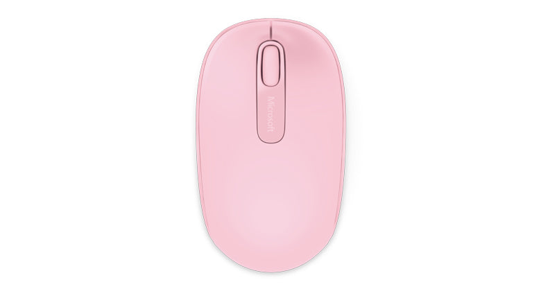 Microsoft Wireless Mobile Mouse 1850, 2.4GHz, 3 Buttons, Vertical Scrolling, Light Orchid - U7Z-00021