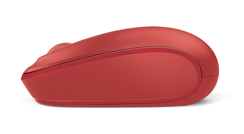Microsoft Wireless Mobile Mouse 1850, 2.4GHz, 3 Buttons, Vertical Scrolling, Flame Red - U7Z-00031