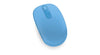 Microsoft Wireless Mobile Mouse 1850, 2.4GHz, 3 Buttons, Vertical Scrolling, Cyan Blue - U7Z-00055