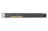 Netgear ProSafe M4200-10MG-PoE+ Managed Switch, 8 1G RJ-45 + 2 SFP+ Ports, Pole-/Rack-/Wall-mountable - GSM4210P-100NES