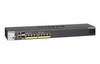 Netgear ProSafe M4200-10MG-PoE+ Managed Switch, 8 1G RJ-45 + 2 SFP+ Ports, Pole-/Rack-/Wall-mountable - GSM4210P-100NES