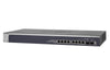 Netgear Prosafe 8-port 10 Gigabit Smart Managed Switch, 2 SFP+ Fiber Ports, Rack-mountable - XS708T-100NES
