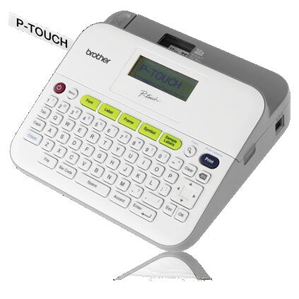 Brother P-Touch Desktop Label Maker, Versatile Easy-to-Use Labeler, QWERTY Keyboard, Thermal Transfer - PT-D400VP