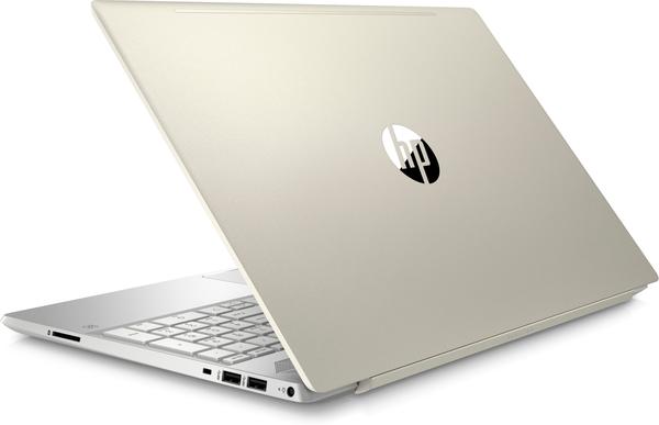 HP Pavilion 15-cw0000 15.6" HD (Touchscreen) Notebook, AMD Ryzen 3 2300U, 2.0 GHz, 12GB RAM, 1TB HDD, Windows 10 Home 64Bit, Pale Gold- 6FH85U8#ABA