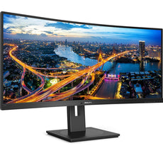 Philips 346B1C 34" WQHD Curved WLED Monitor, 21:9, 4MS, 80M:1-Contrast - 346B1C