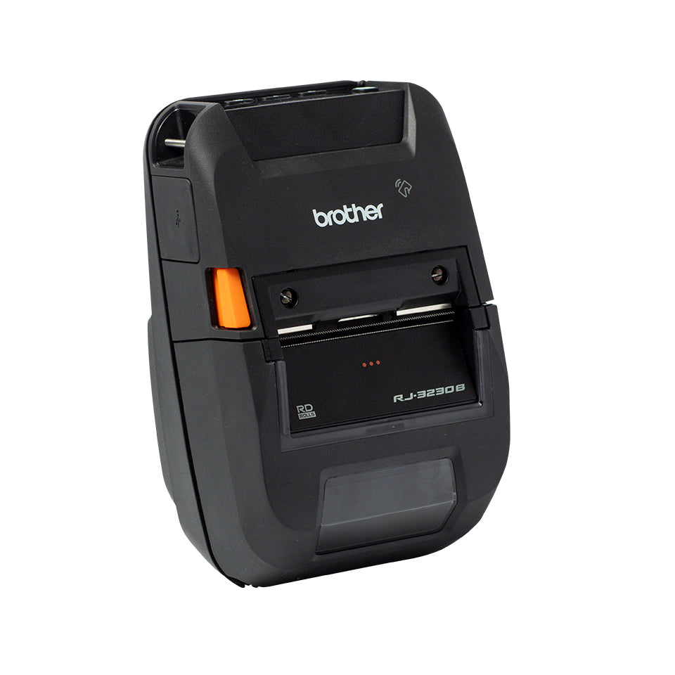 Brother RuggedJet RJ-3230B-LCP 3" Mobile Direct Thermal Printer, Mono, Label/Receipt Print - RJ3230BL-CP