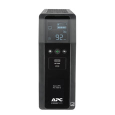 APC Back-UPS Pro BR 1500VA, SineWave, Line-Interactive, 10 Outlets, 2 USB Charging Ports, LCD Interface - BR1500MS