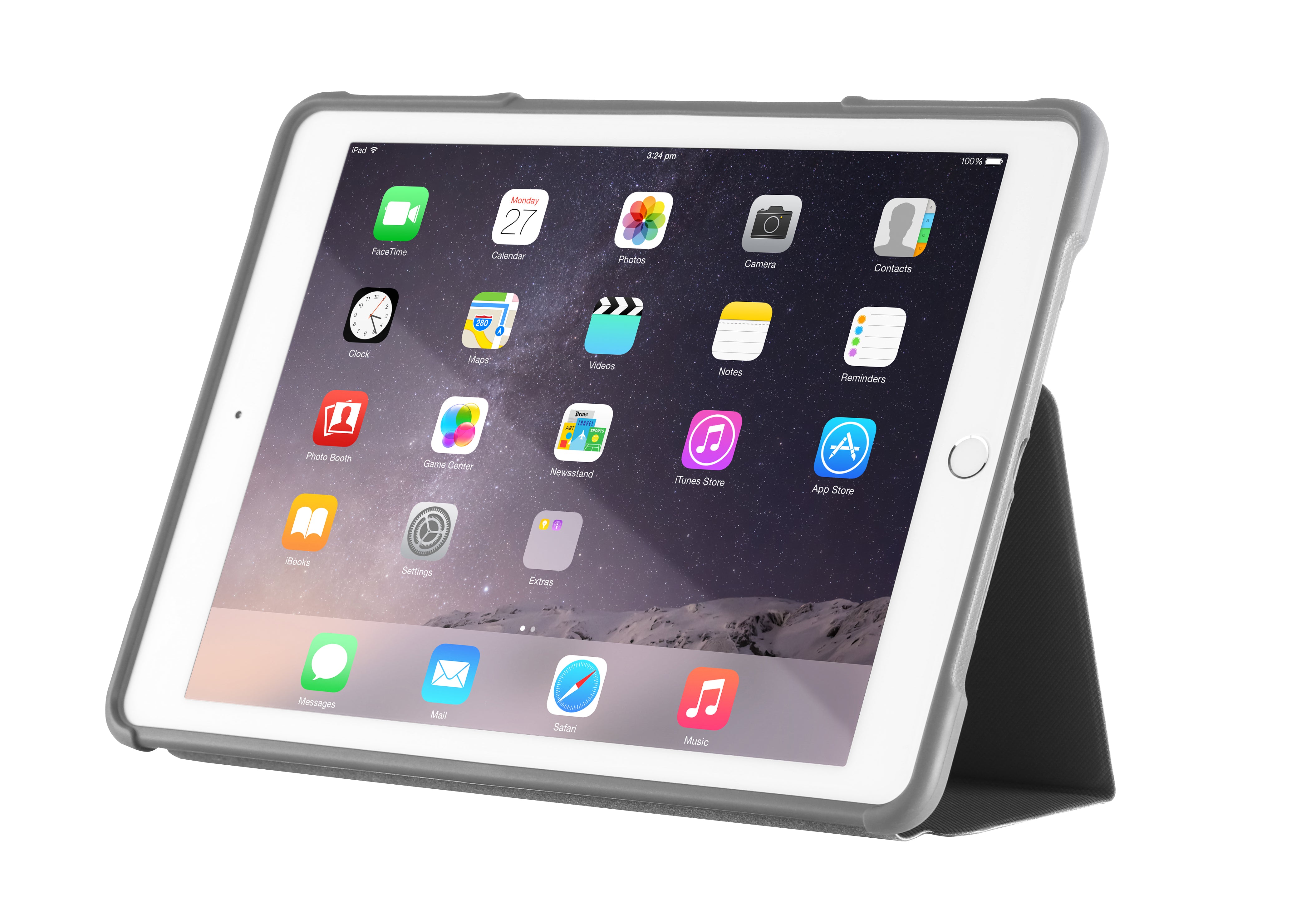 STM Goods Dux iPad Air 2 Rugged Case (Commercial), Black - stm-222-066JY-01