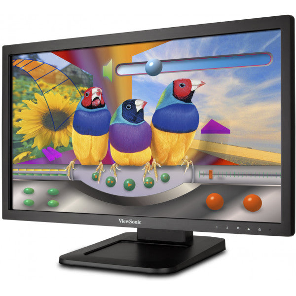 ViewSonic 21.5" FHD Dual-point Touchscreen Monitor, 5ms, 16:9, 20M:1-Contrast - TD2220 (Refurbished)