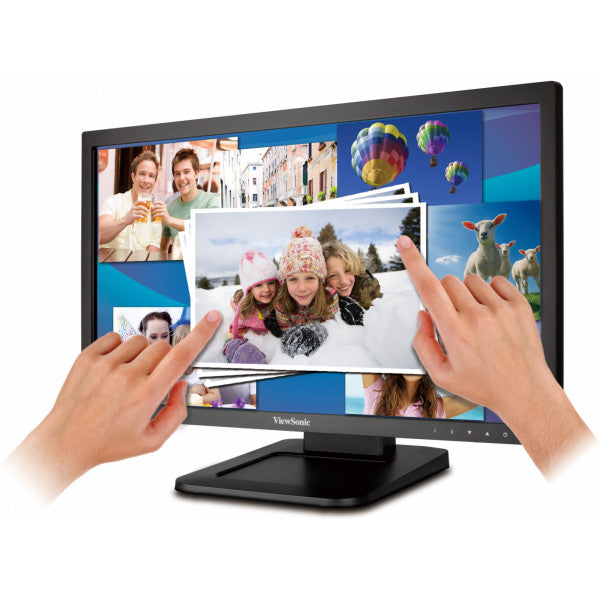 ViewSonic 21.5" FHD Dual-point Touchscreen Monitor, 5ms, 16:9, 20M:1-Contrast - TD2220 (Refurbished)
