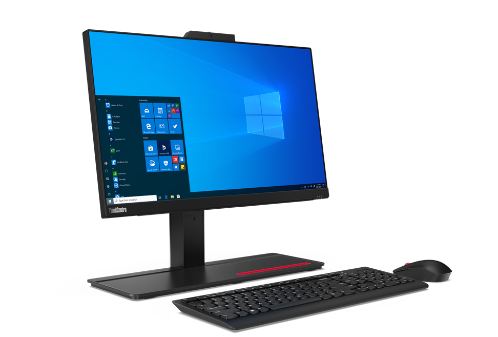 Lenovo ThinkCentre M70a 21.5" FHD All-in-One PC, Intel i3-10300, 3.7GHz, 8GB RAM, 128GB SSD, Win11DG - 11CK005KUS