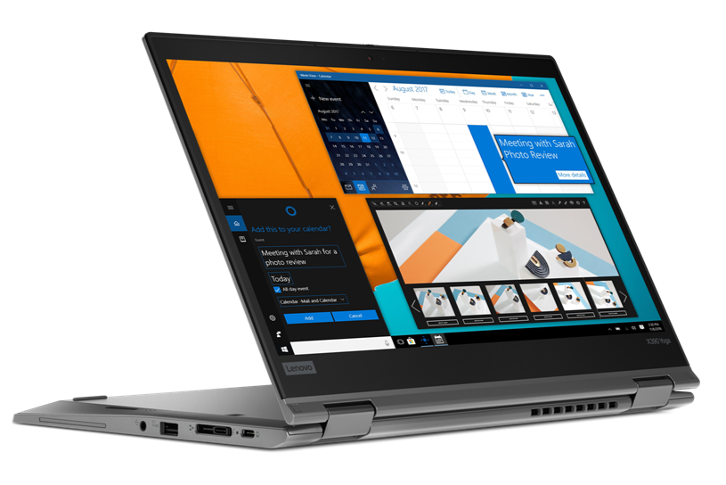Lenovo ThinkPad X390 Yoga 13.3" FHD Convertible Notebook, Intel i7-8565U, 1.80GHz, 16GB RAM, 512GB SSD, Win10P - 20NN0010US