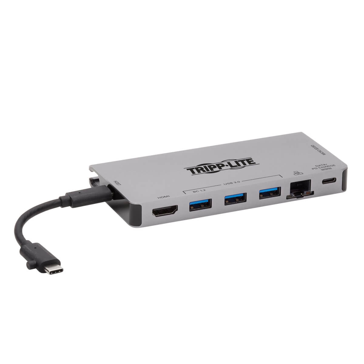 Tripp Lite USB-C Docking Station, 4K HDMI, GbE, Wired - U442-DOCK5D-GY