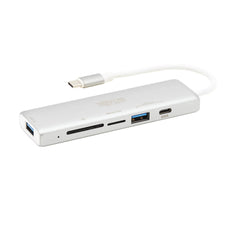 Tripp Lite USB-C Multiport Adapter, 2xUSB-A, 1xUSB-C, Card Reader- U460-002-2AM-C1