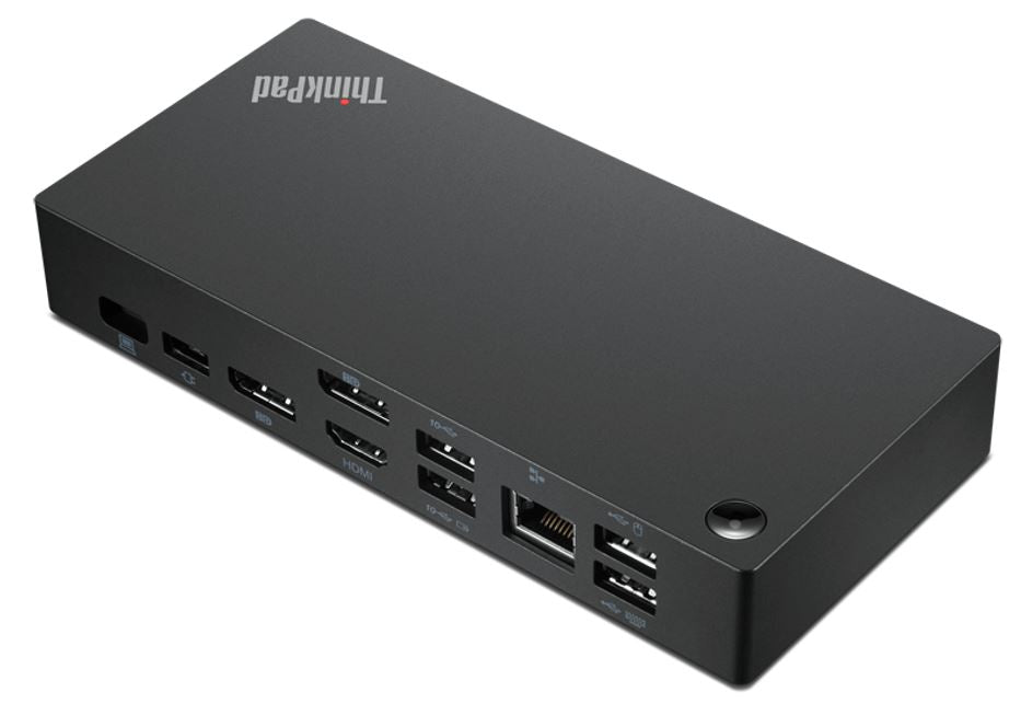 Lenovo Thinkpad Universal USB-C Docking Station, 90W, USB, DP, HDMI, Ethernet - 40AY0090US